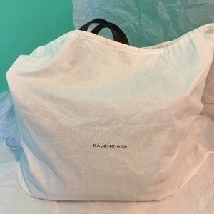 BALENCIAGA CLASSIC LEATHER BAG TRAVEL TOTE SILVER HARDWARE BROWN VINTAGE UNISEX